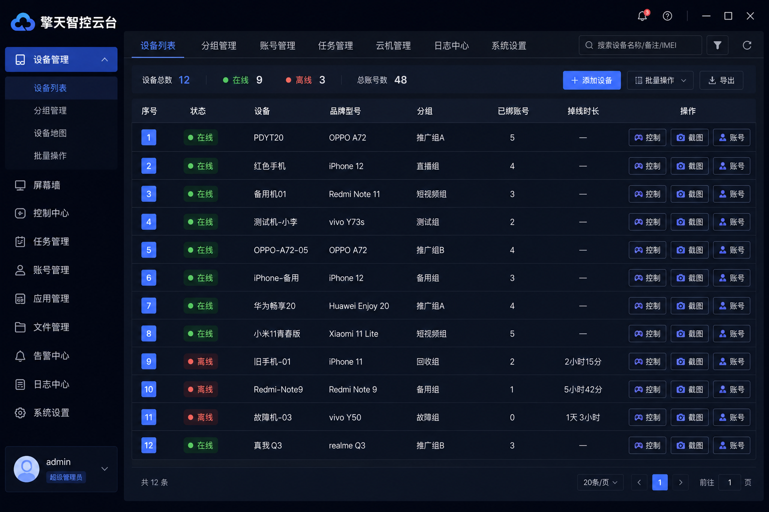 列表视图